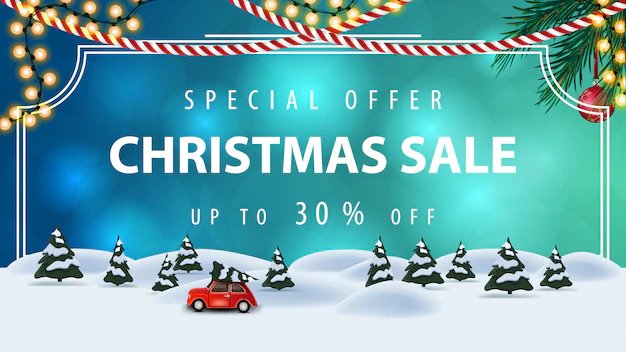 Offer Christmas discount sale