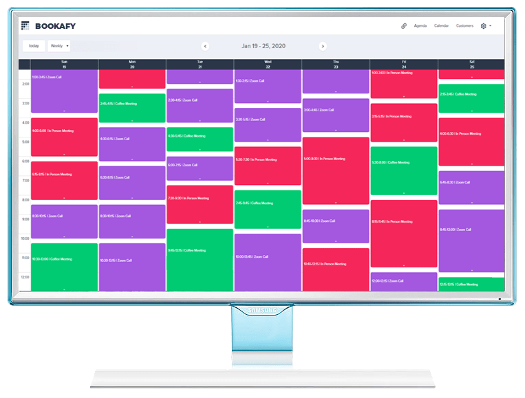 Bookafy dashboard